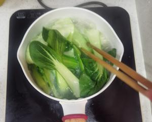 青菜豆腐肉丸汤的做法 步骤4