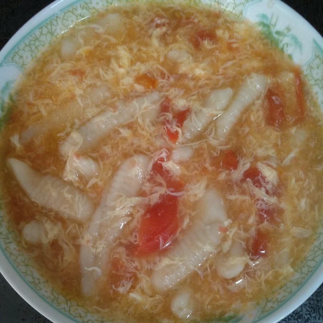 番茄鸡蛋疙瘩面