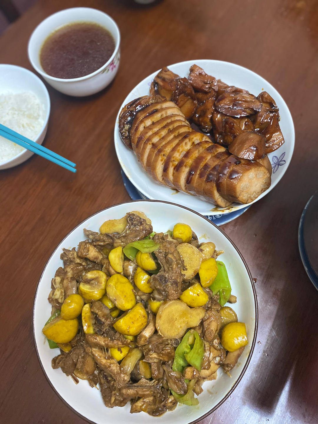 板栗烧鸡家常简单版！