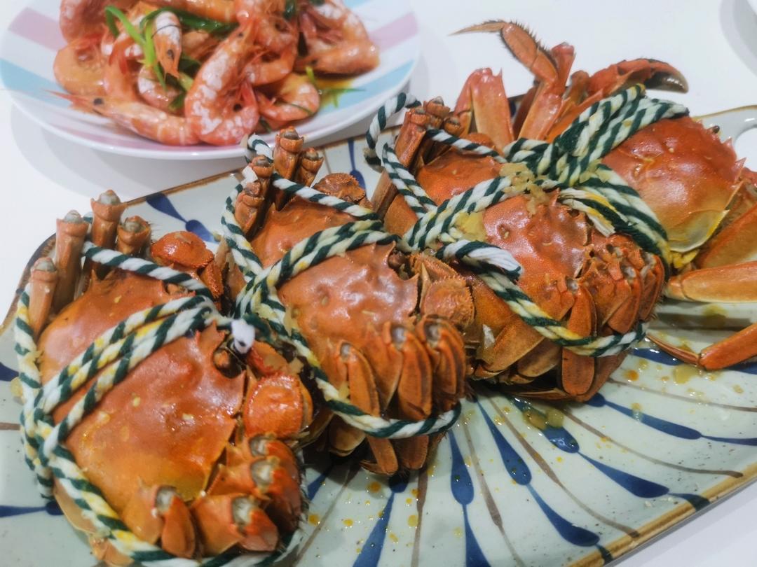 清蒸大闸蟹