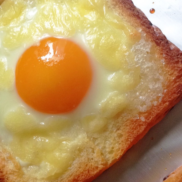 天使心_41j9做的鸡蛋芝士烤吐司