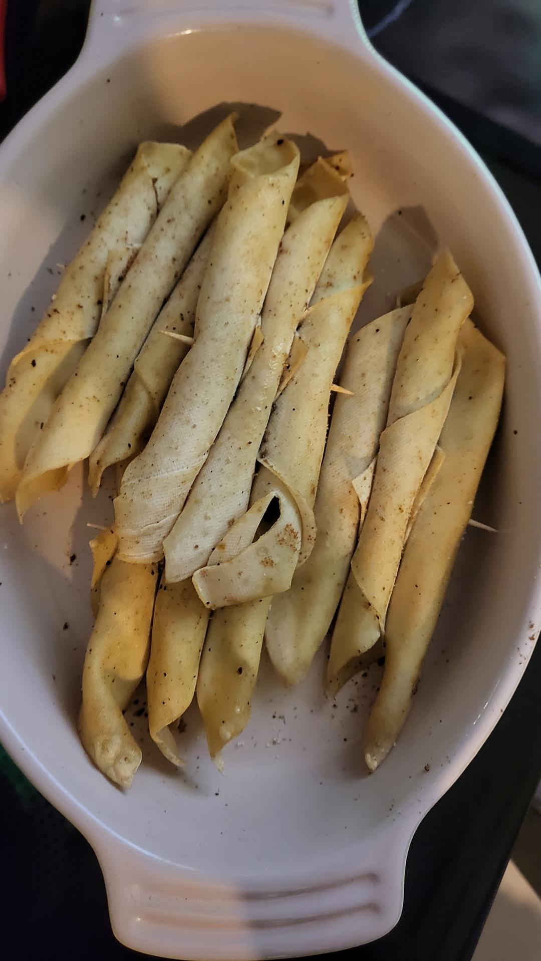 干豆腐香菜卷