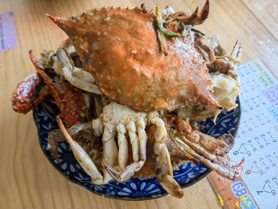 香爆梭子蟹