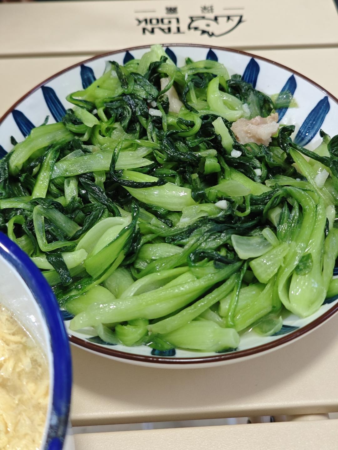 清炒鸡毛菜 清炒各种绿色
