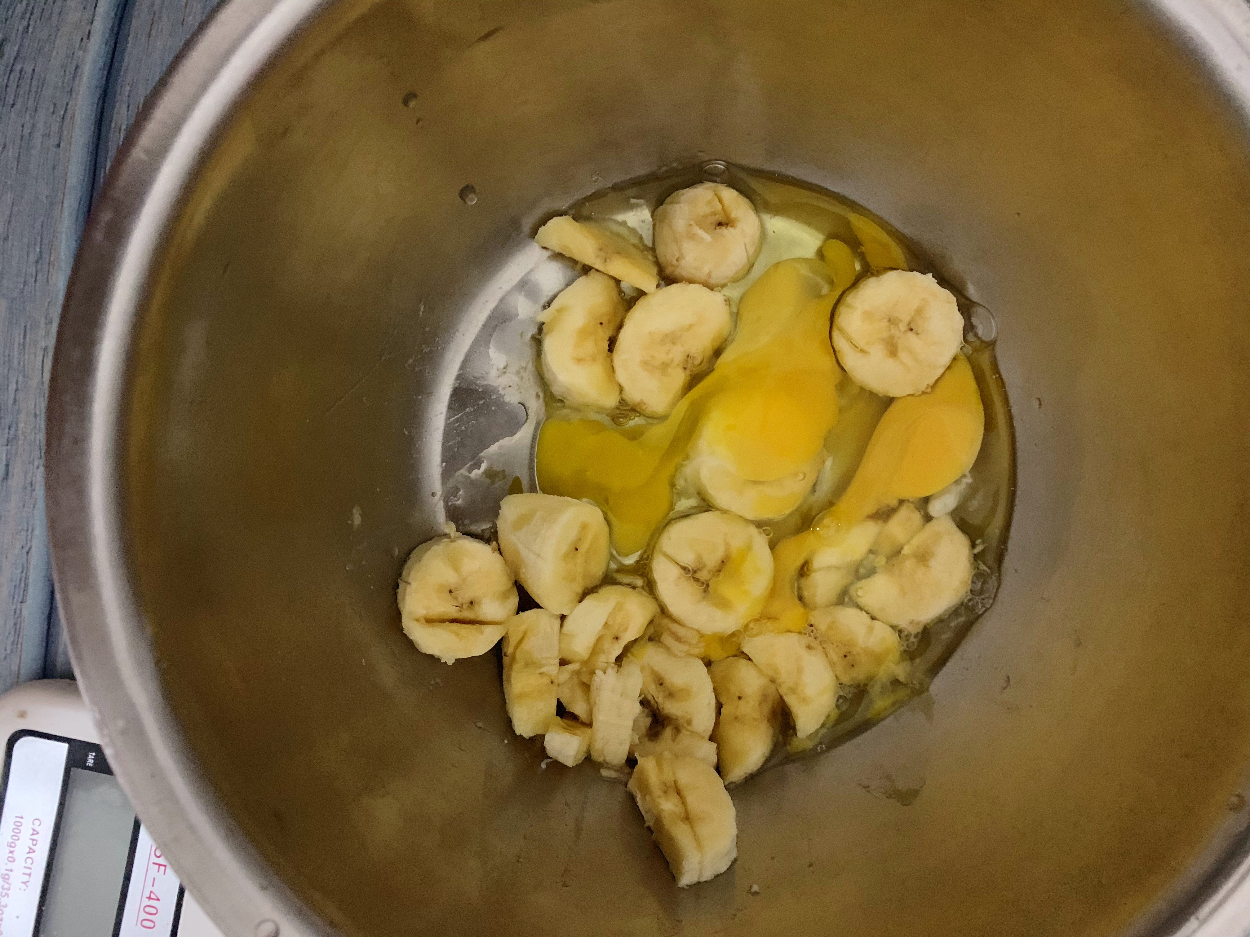 香蕉蔓越莓磅蛋糕的做法 步骤2