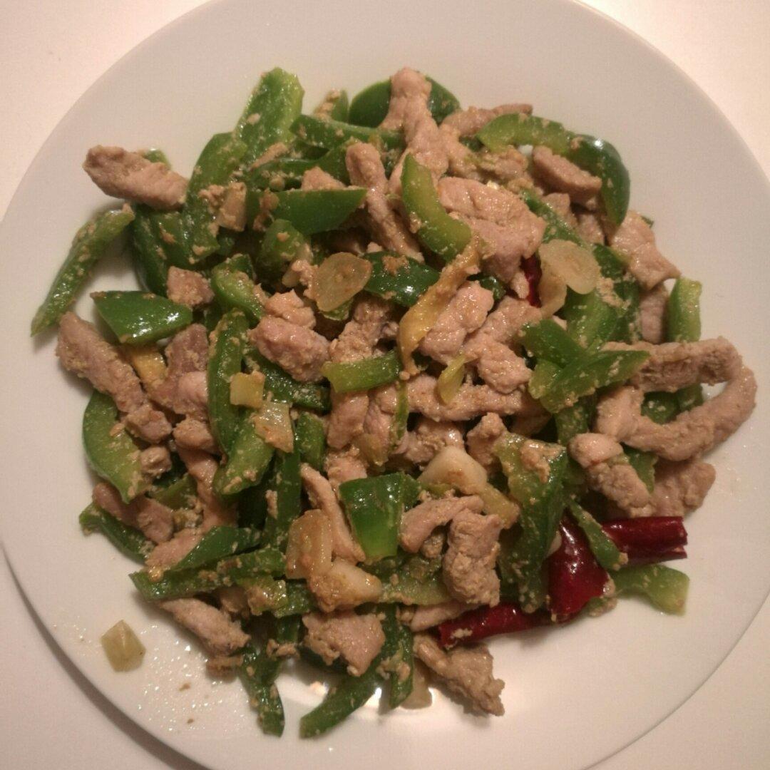 青椒炒肉丝