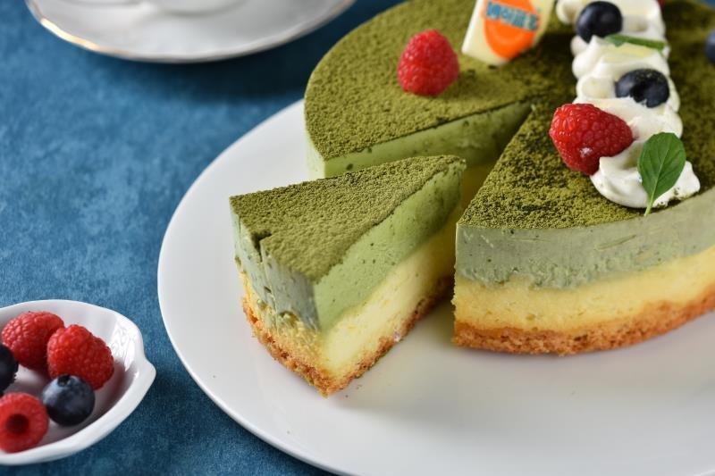 抹茶双享慕斯