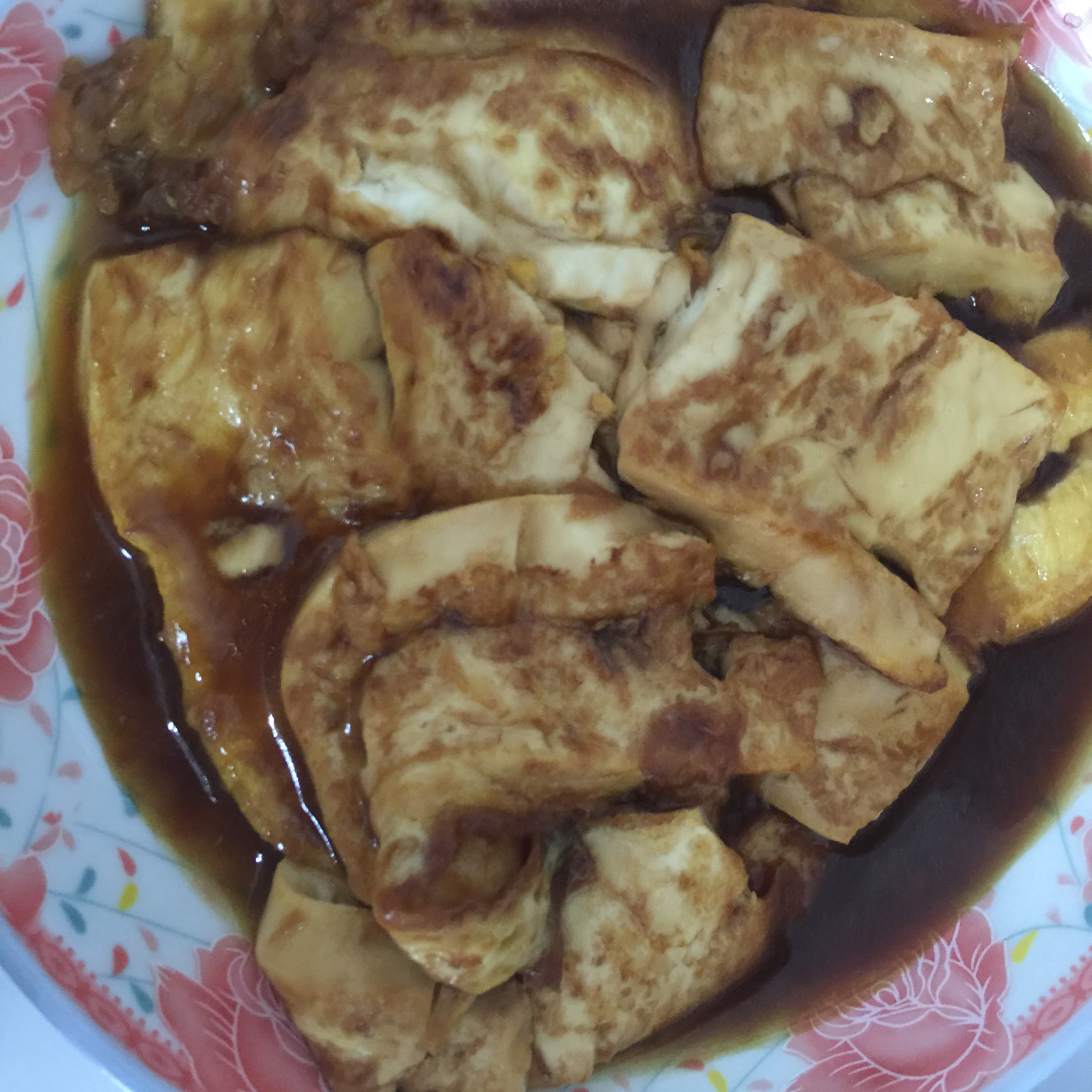 蚝油嫩豆腐