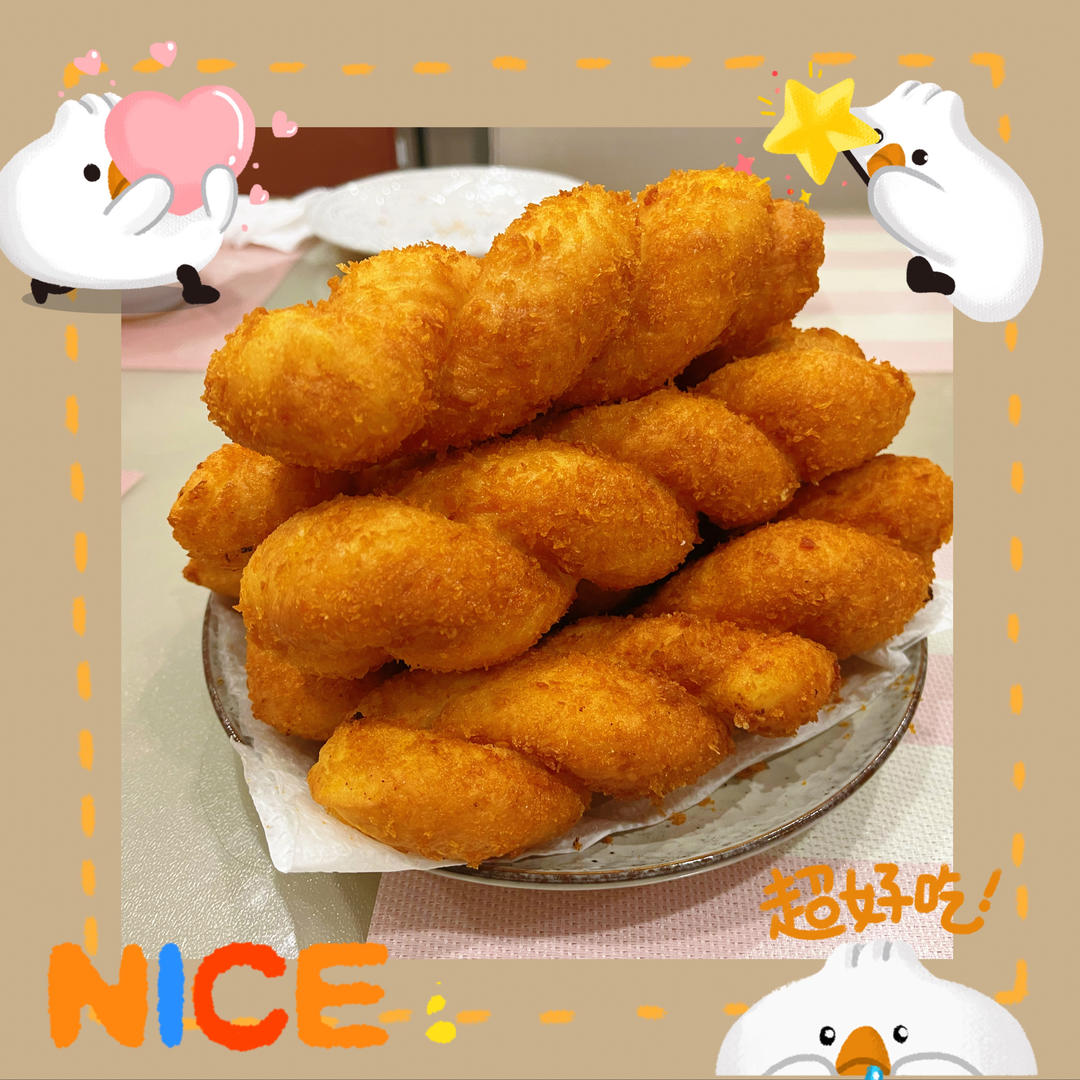 酸奶爆浆大麻花