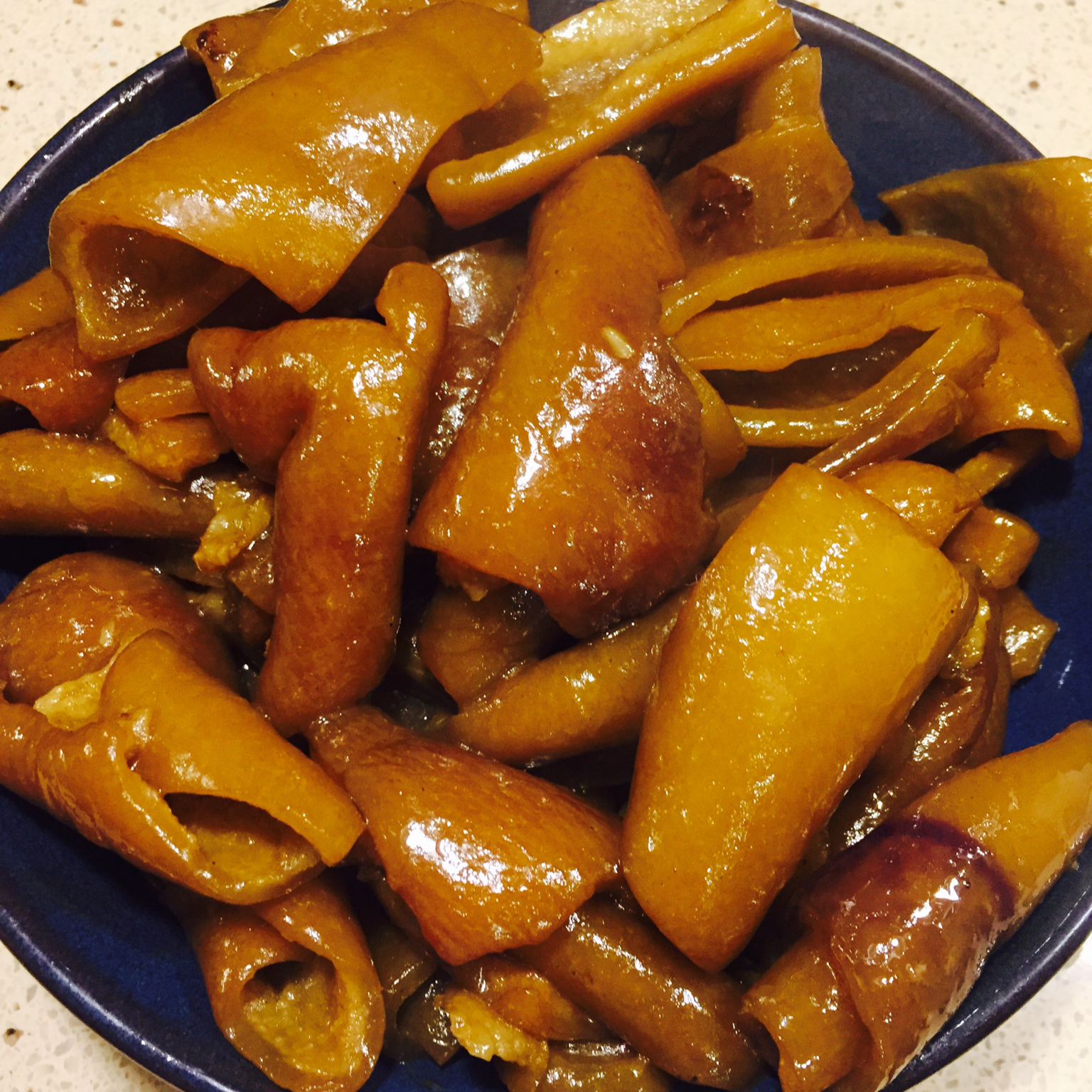 红烧肉皮