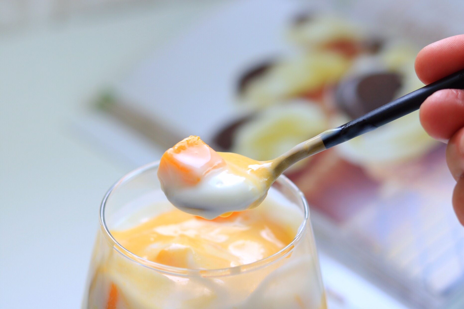 芒果酸奶杯的做法