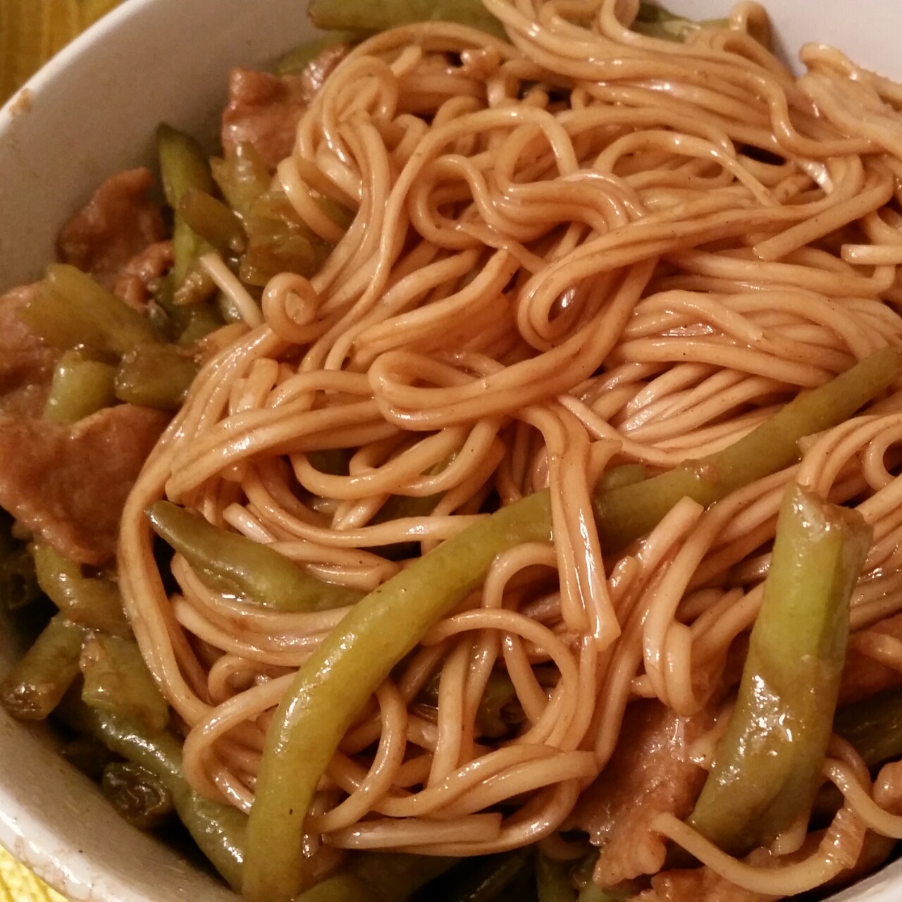 豆角焖面