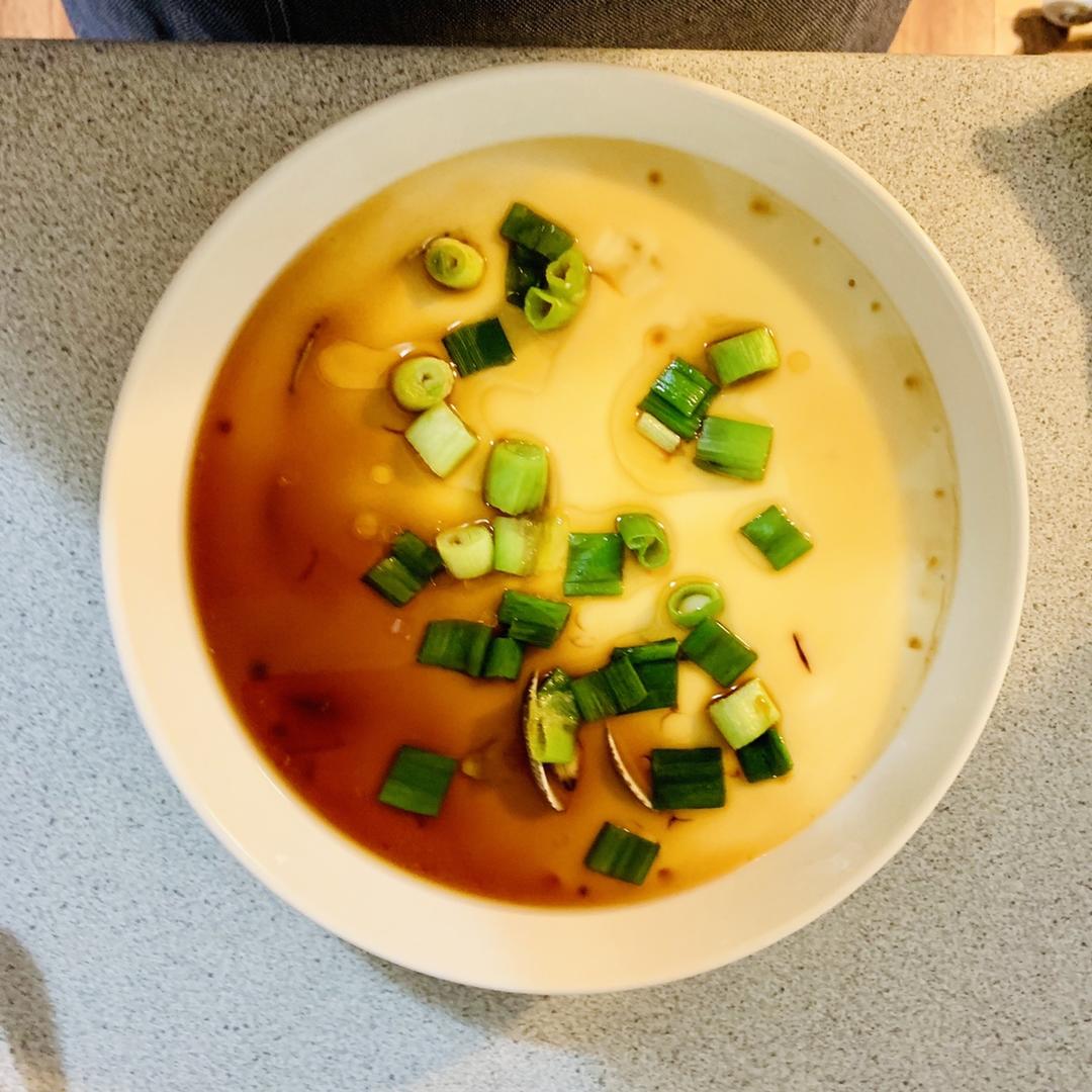 超滑嫩的蛤蜊炖蛋