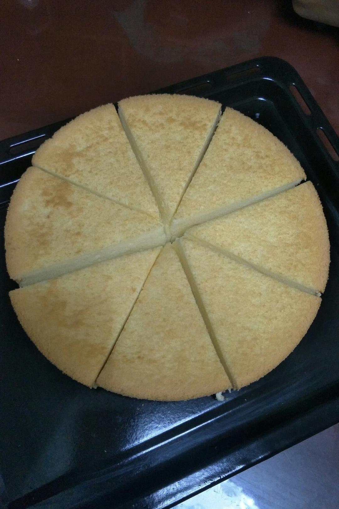 超好记八寸戚风蛋糕（后蛋法）