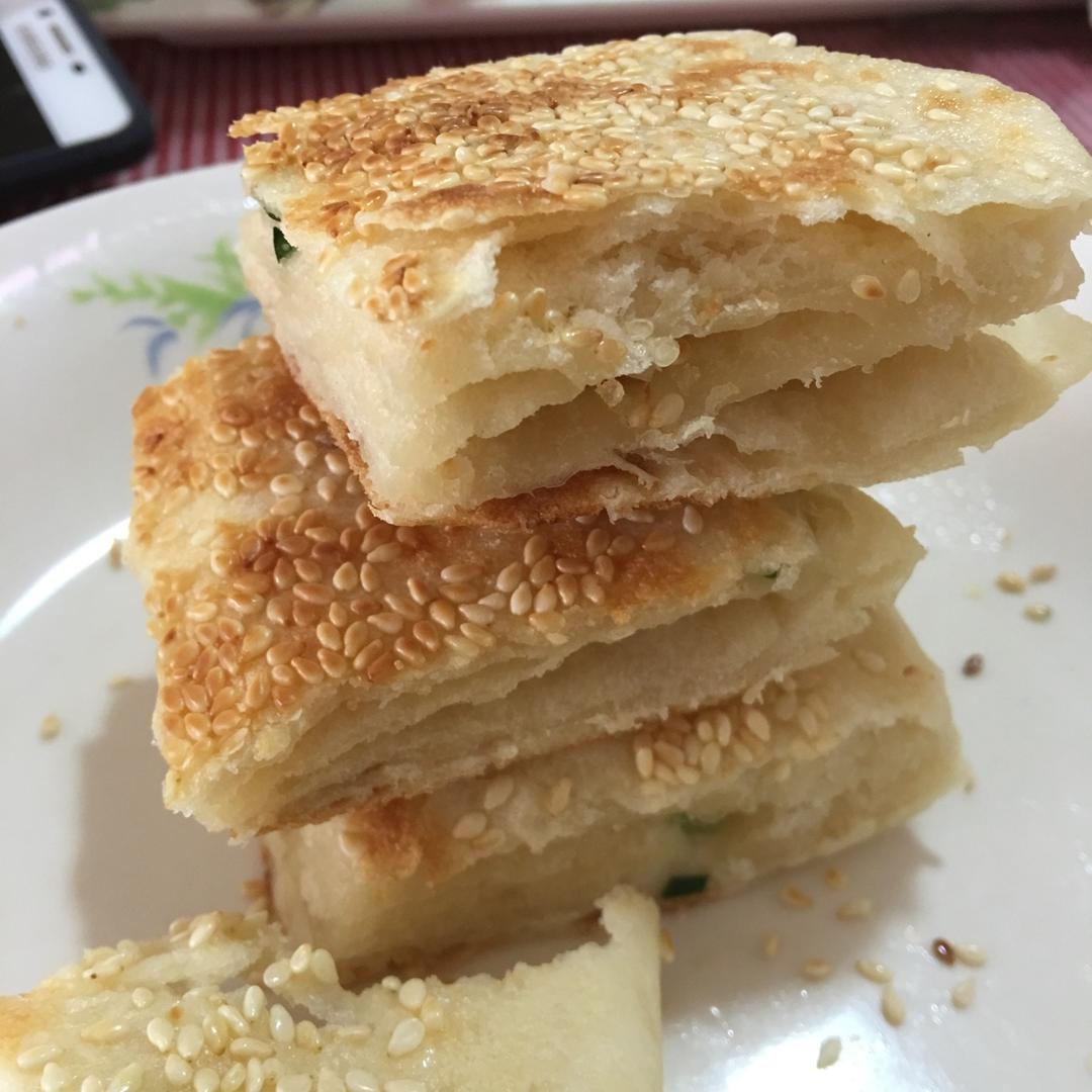 葱香发面饼