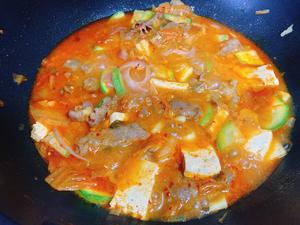 韩式🇰🇷泡菜肥牛汤火锅的做法 步骤5