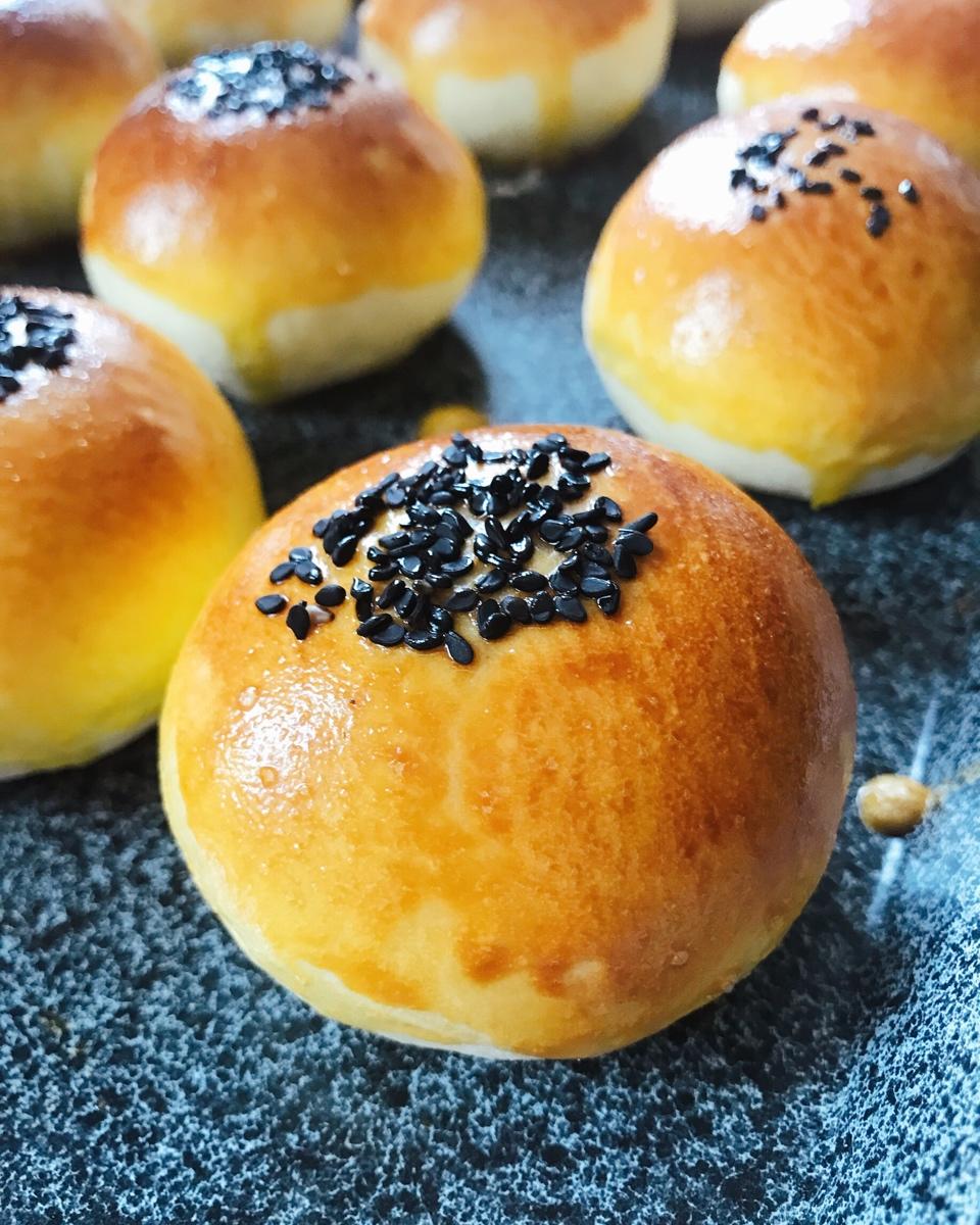 豆沙面包 手搓面团版