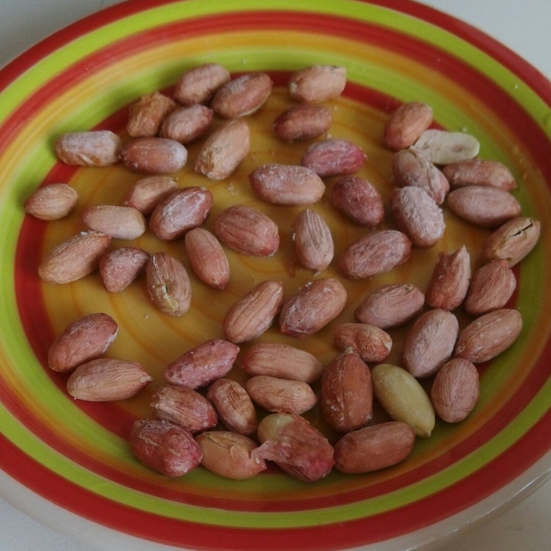 盐焗花生微波炉版本