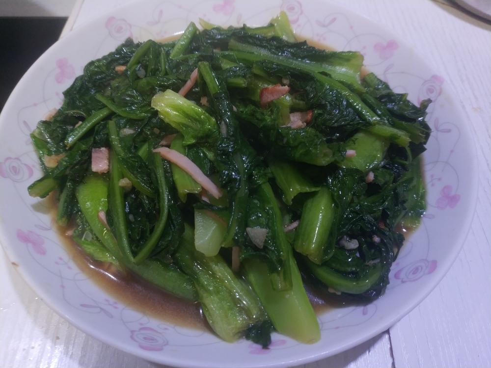 蒜蓉莴苣叶（莴苣尖）