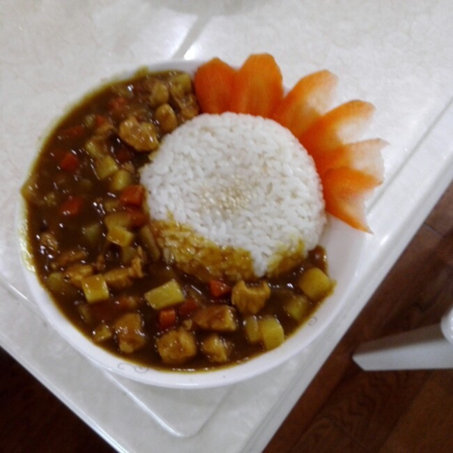 咖喱鸡饭