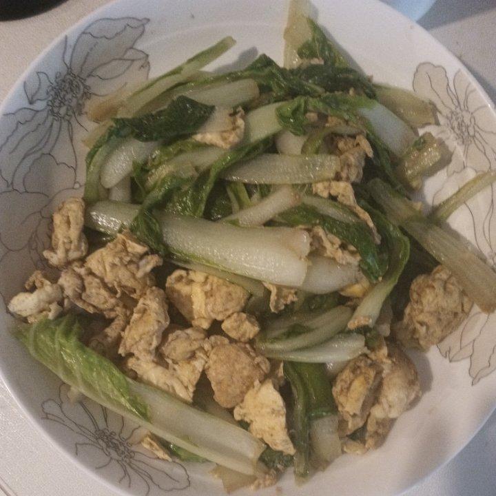 快菜炒鸡蛋