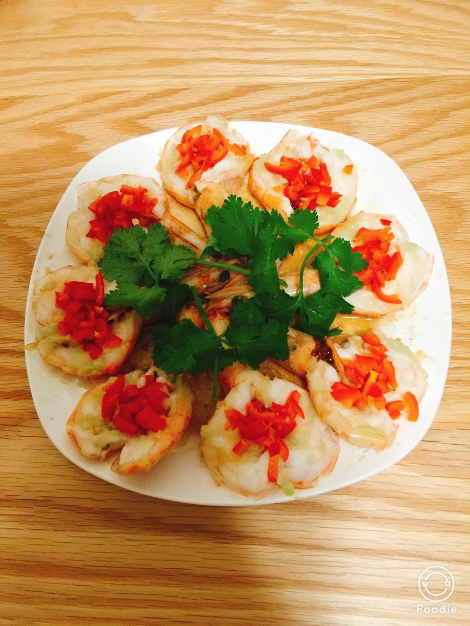 蒜蓉蝴蝶虾