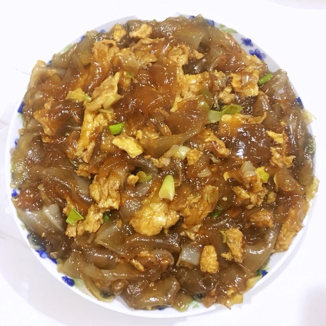 鸡蛋炒粉皮