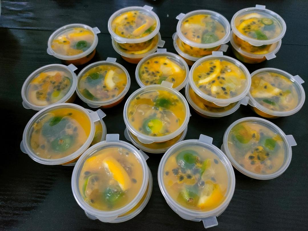 夏天必备【百香果青桔柠檬茶】