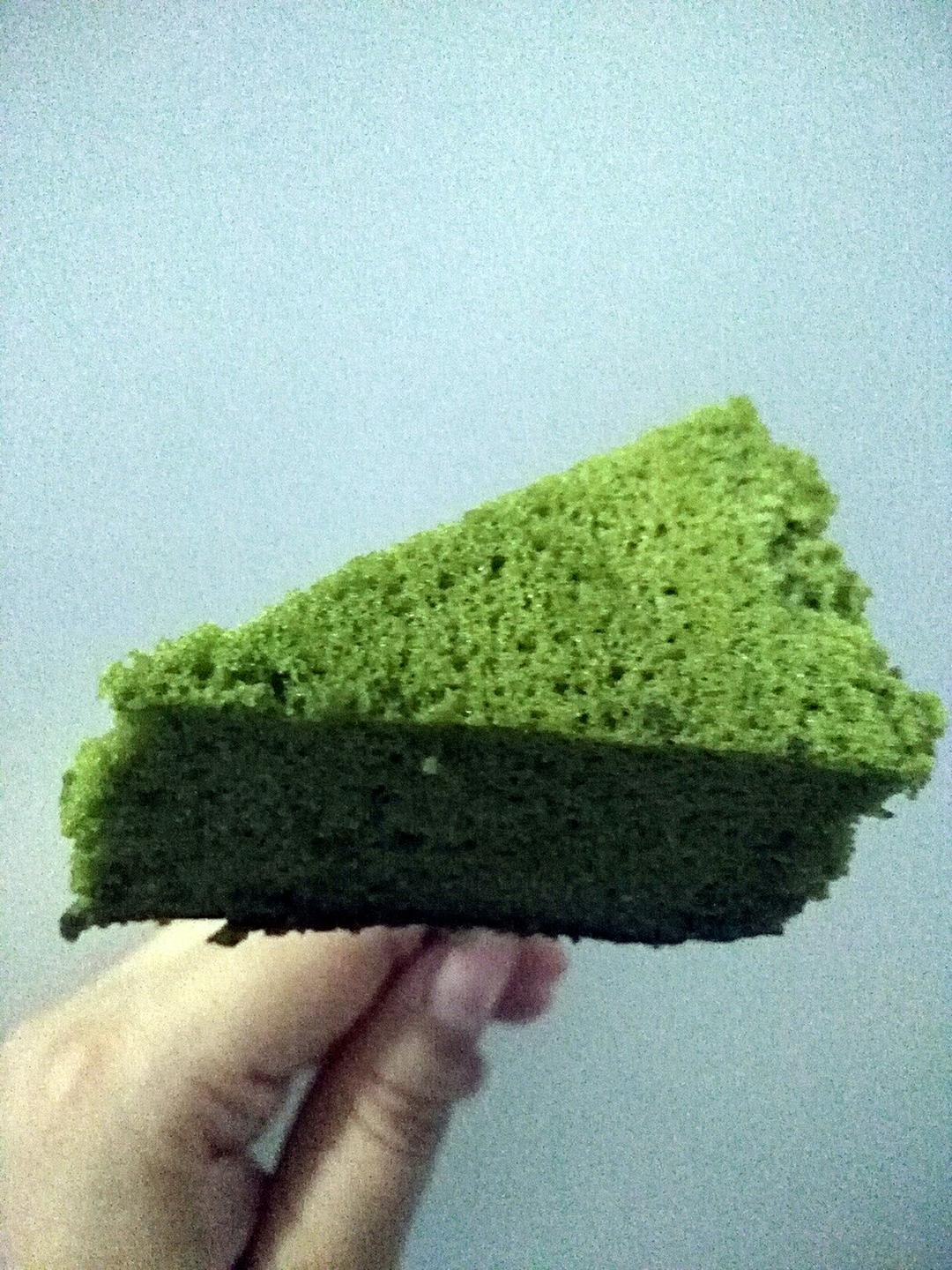 六寸抹茶戚风蛋糕