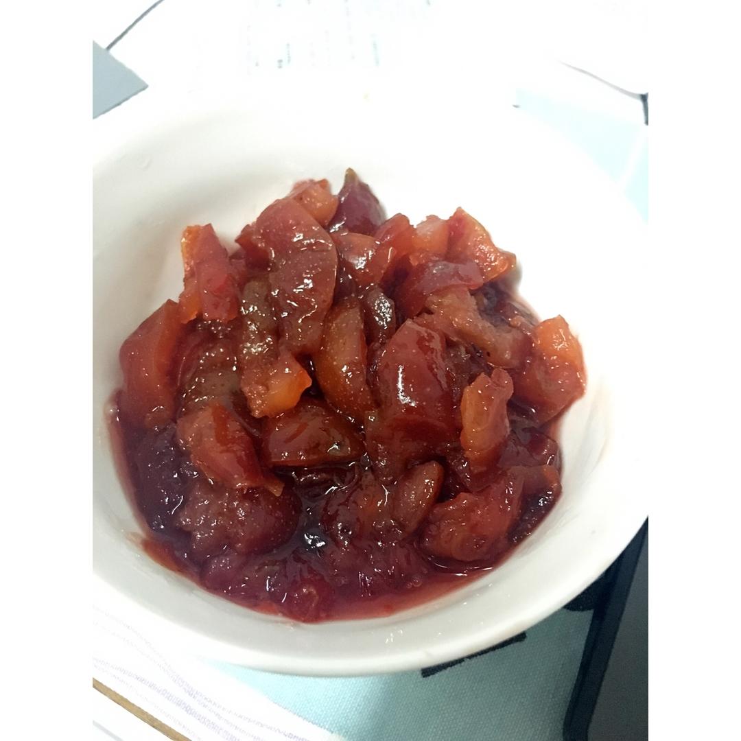 炒红果