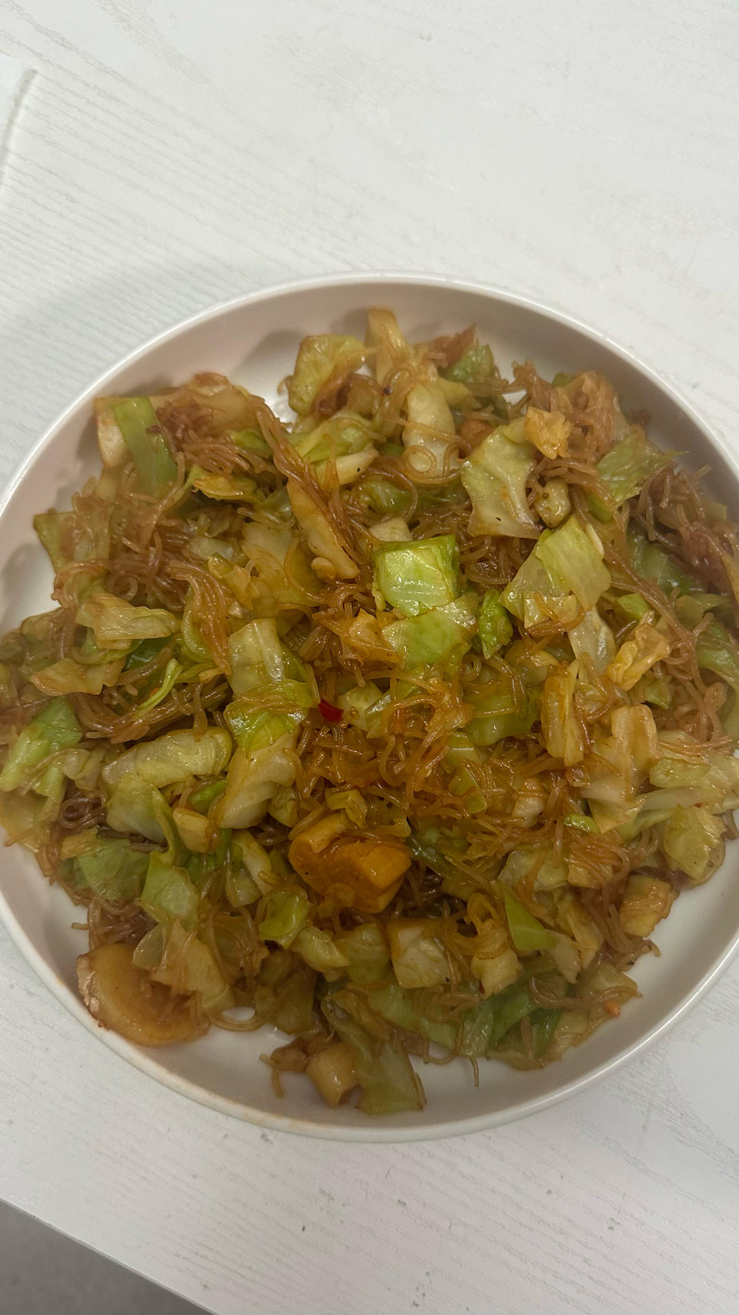 成功率百分之百的包菜炒粉丝