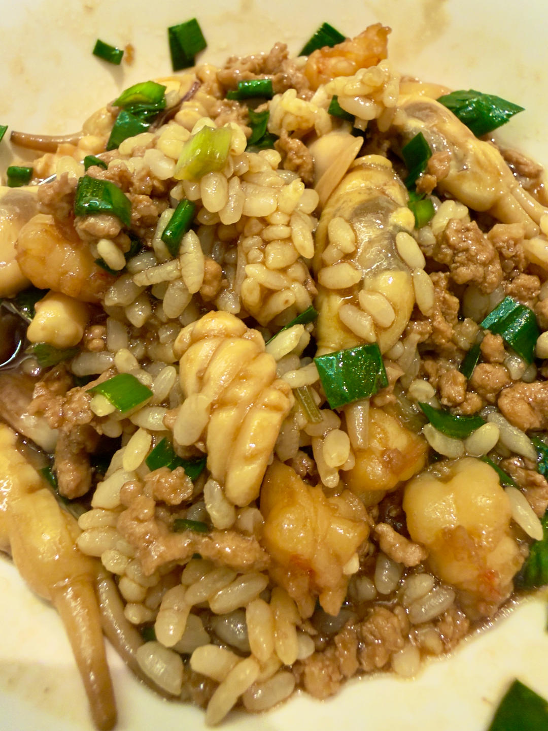 烟台海肠捞饭