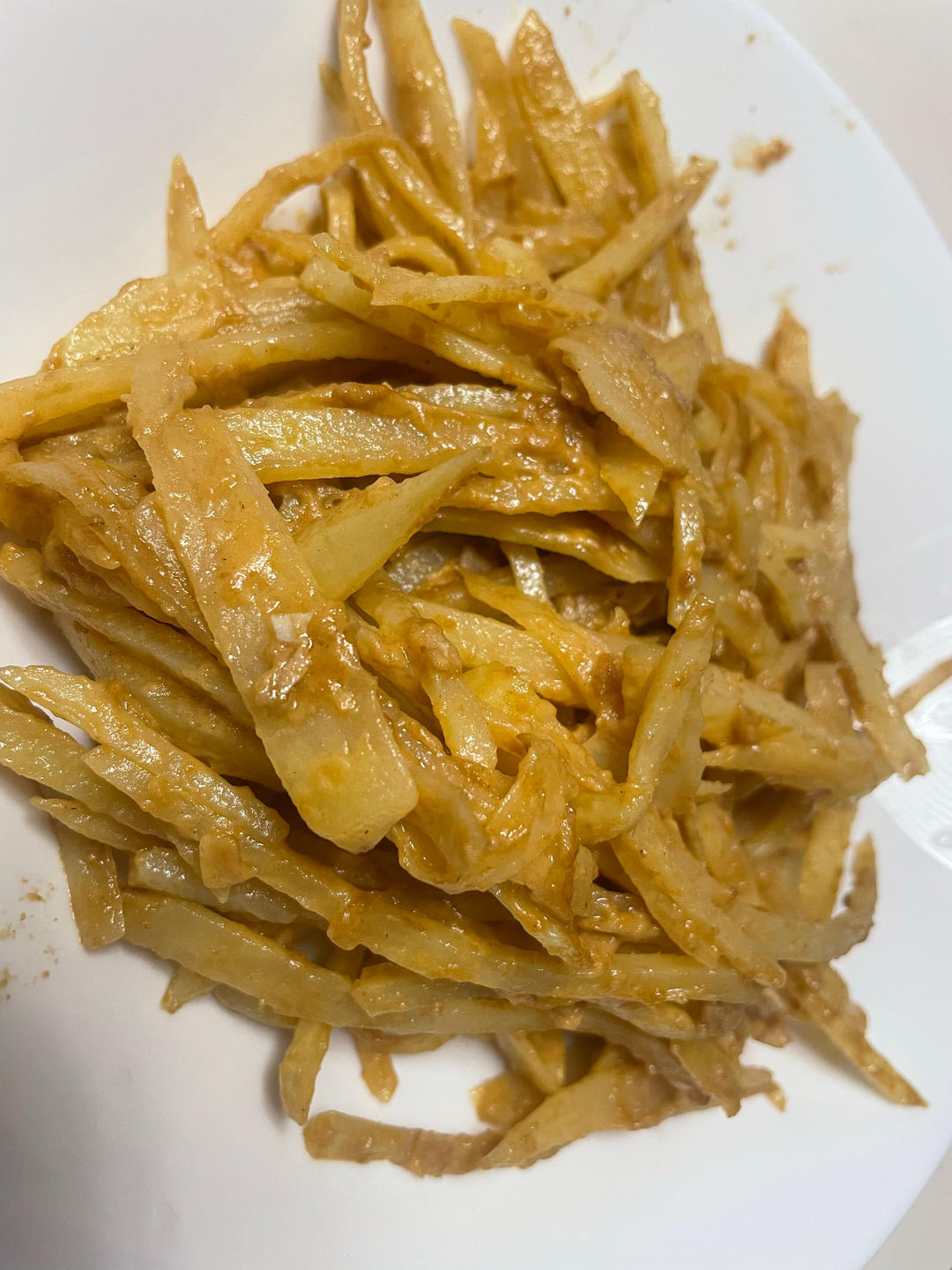 咸蛋黄土豆丝