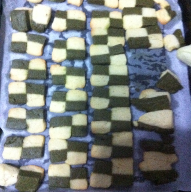 双色小棋格饼干
