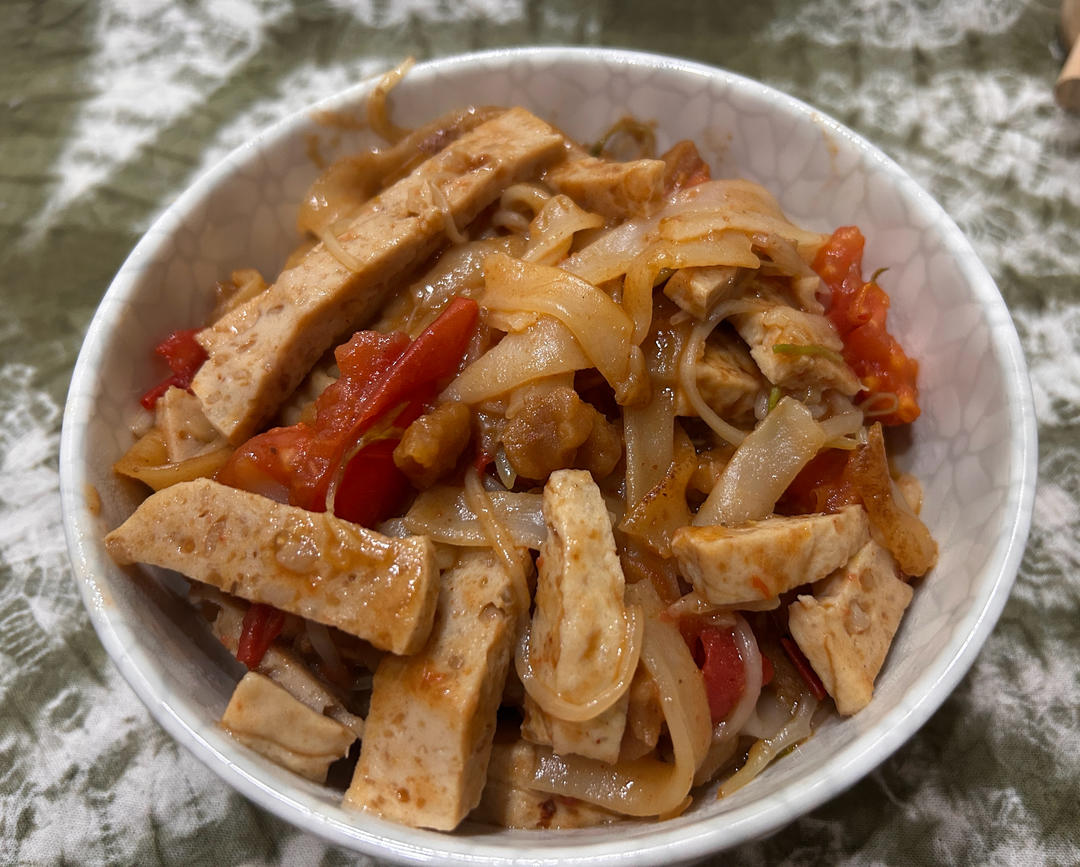 湿炒牛河，香润，光盘以示尊重