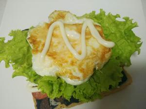 鸡蛋火腿三明治的做法 步骤4