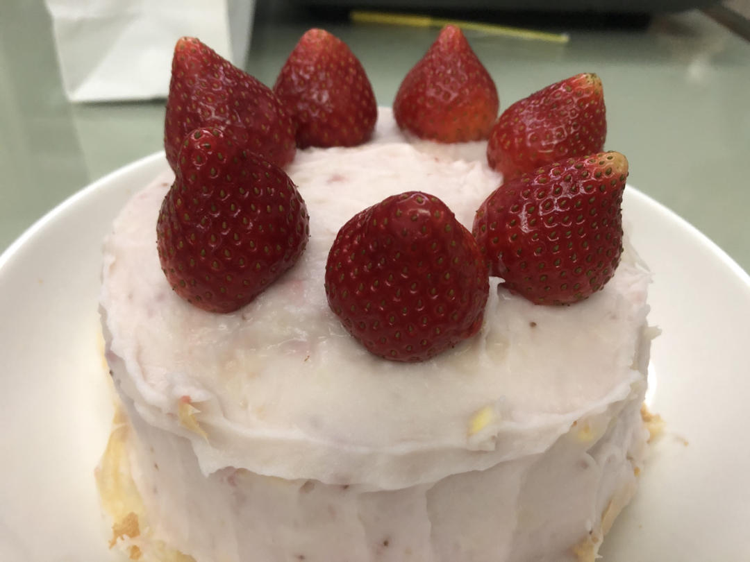 just00做的无糖无奶油宝宝生日蛋糕