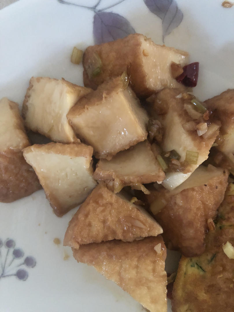 焖煎豆腐