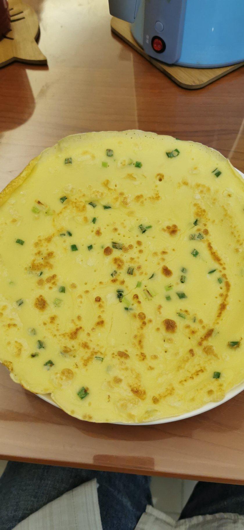 快速早餐鸡蛋葱花饼