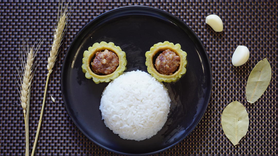 电饭煲苦瓜酿的做法