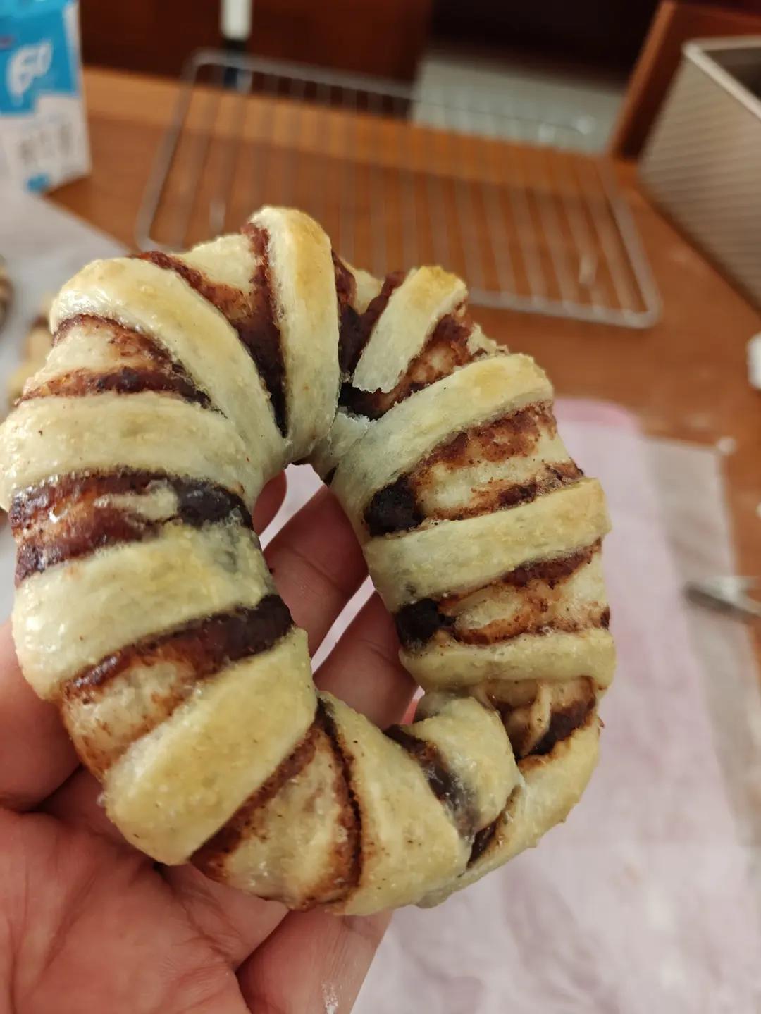 烤箱版豆沙面包