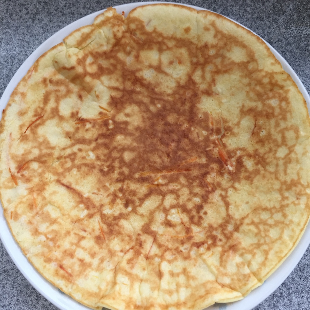 胡萝卜鸡蛋饼