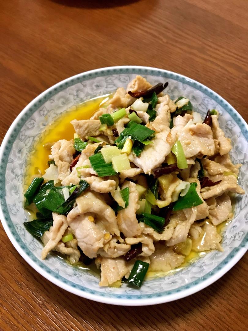 莴笋炒肉片