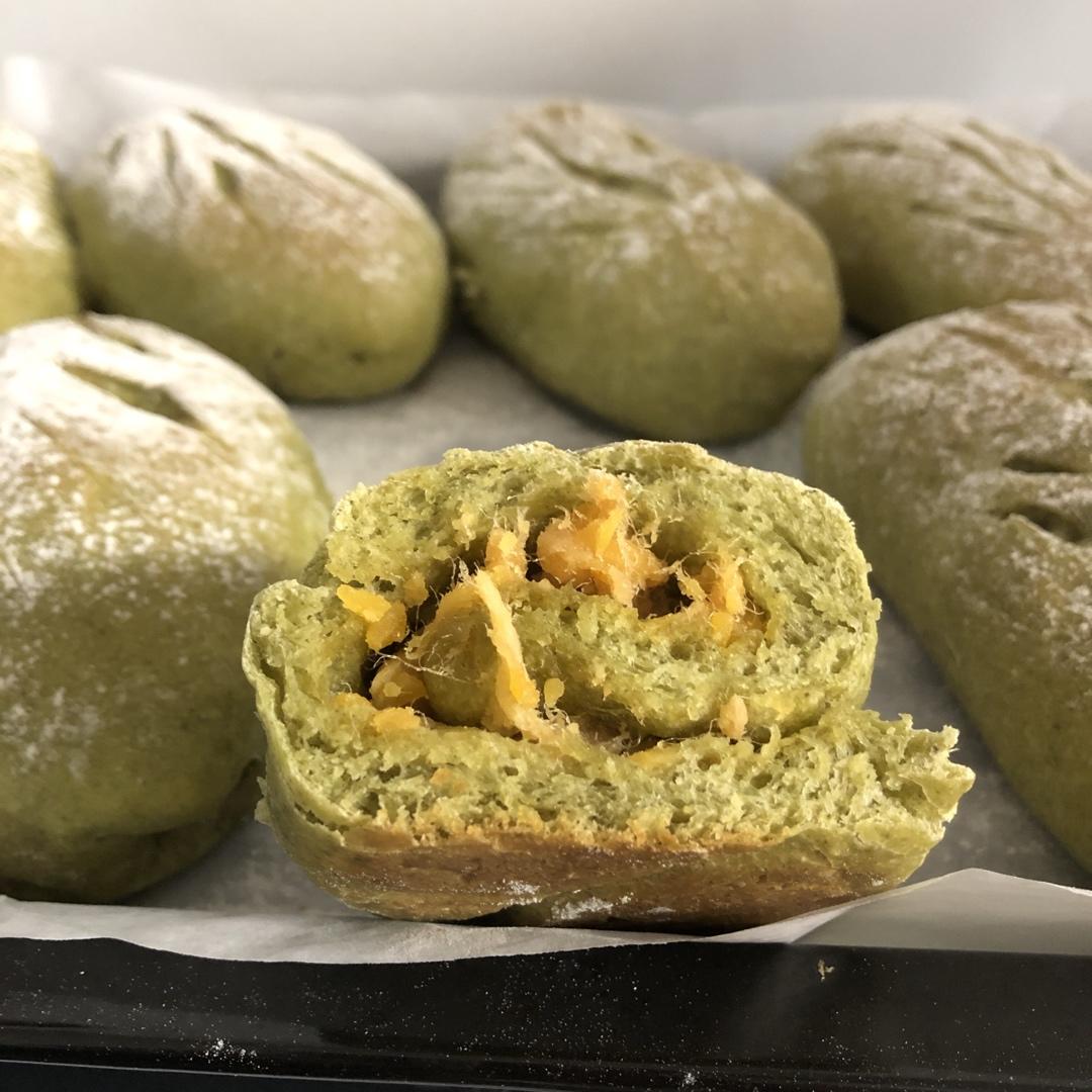 全麦艾草吐司（新鲜艾草）