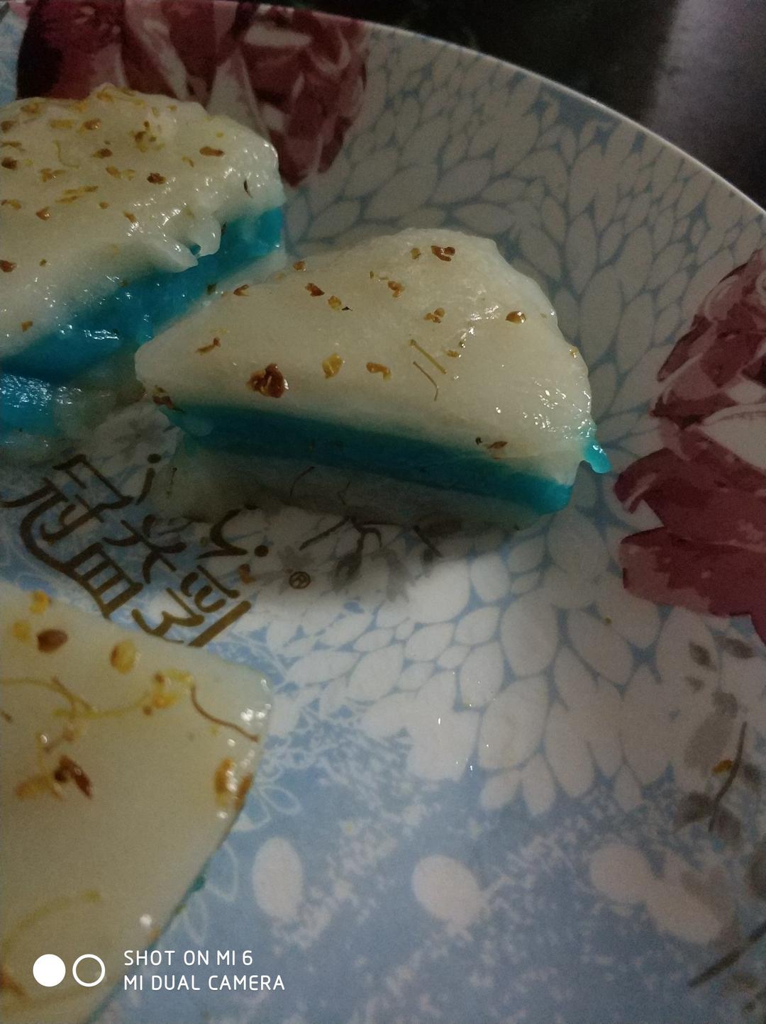 藕粉桂花糕