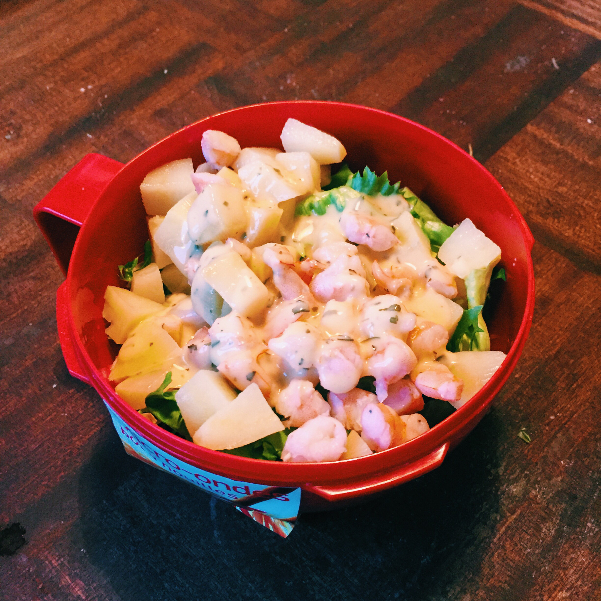 减肥餐：土豆虾仁沙拉