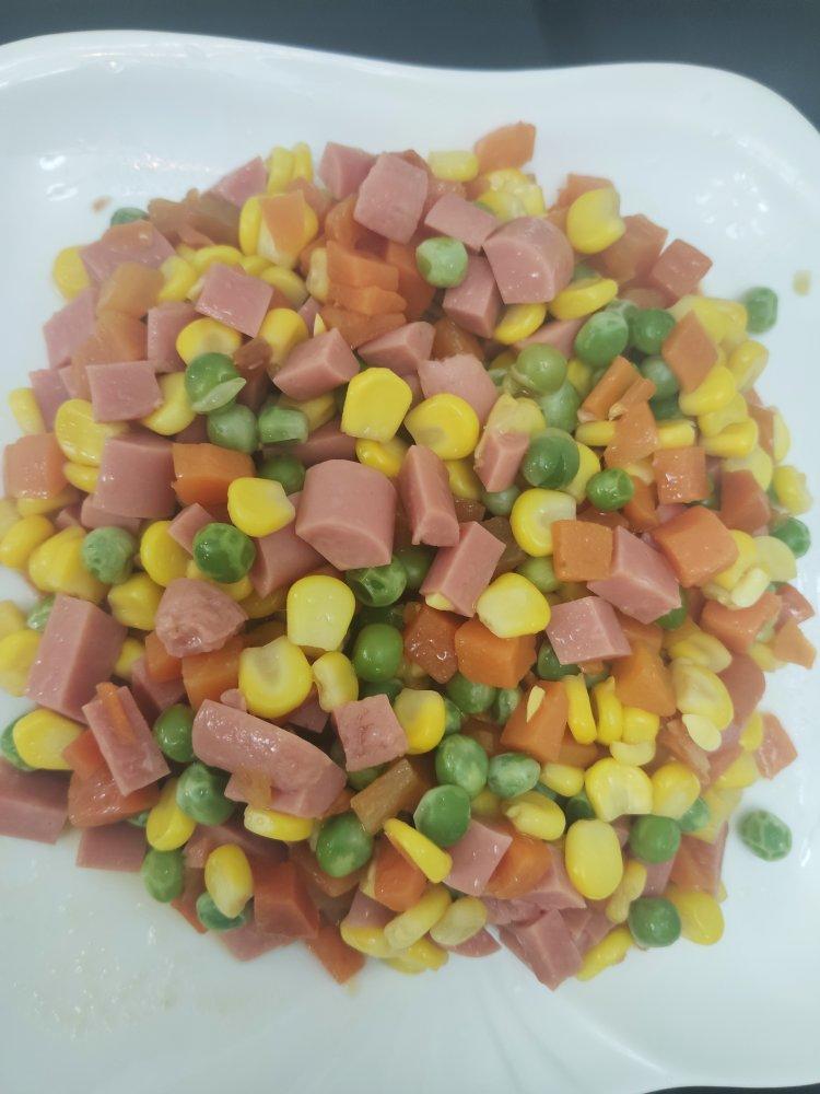 玉米胡萝卜青豆