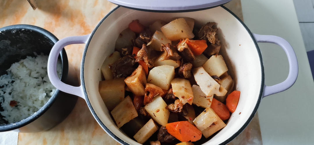 干锅花菜【4月北鼎珐琅铸铁锅食谱】