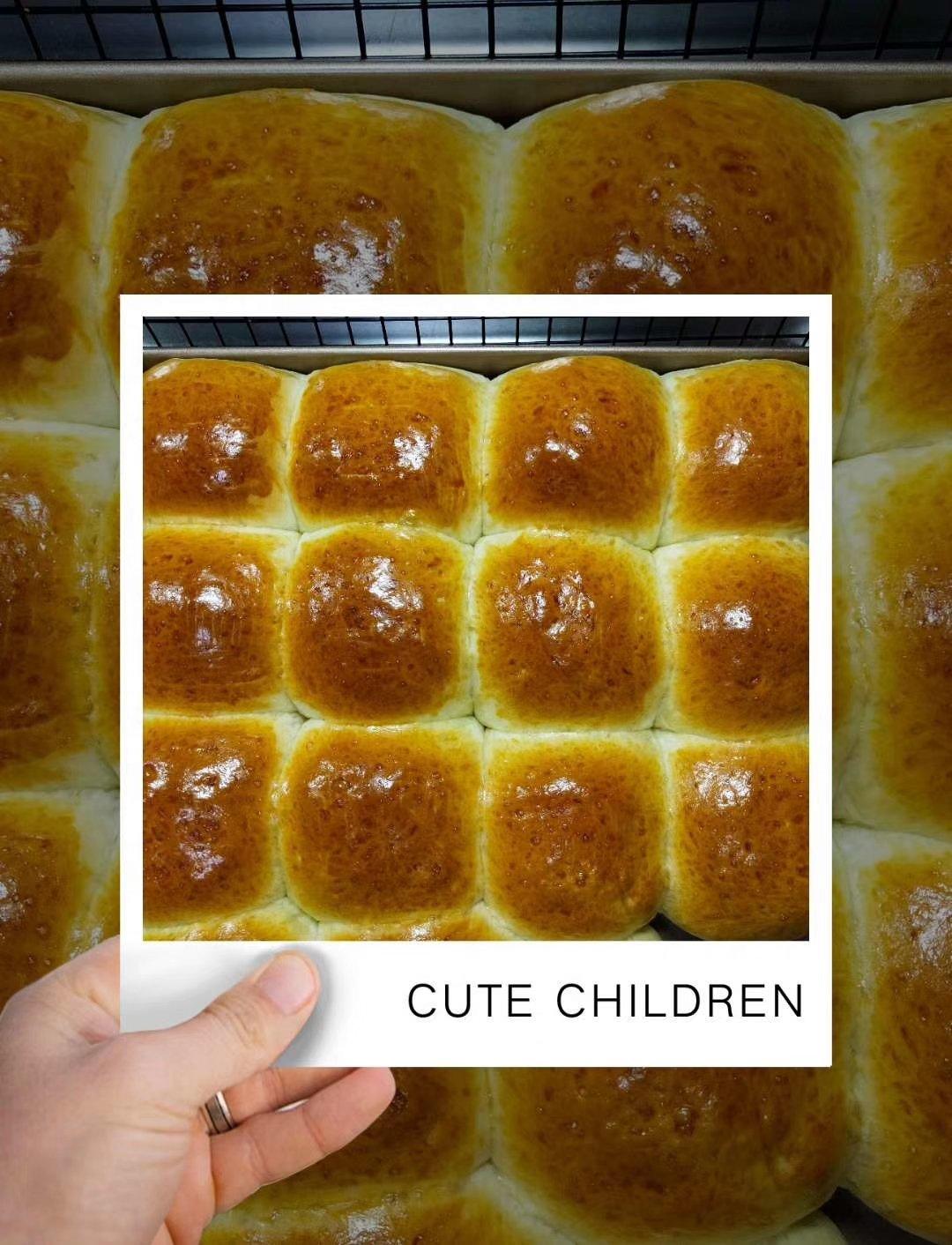 新手一发：奶香小面包