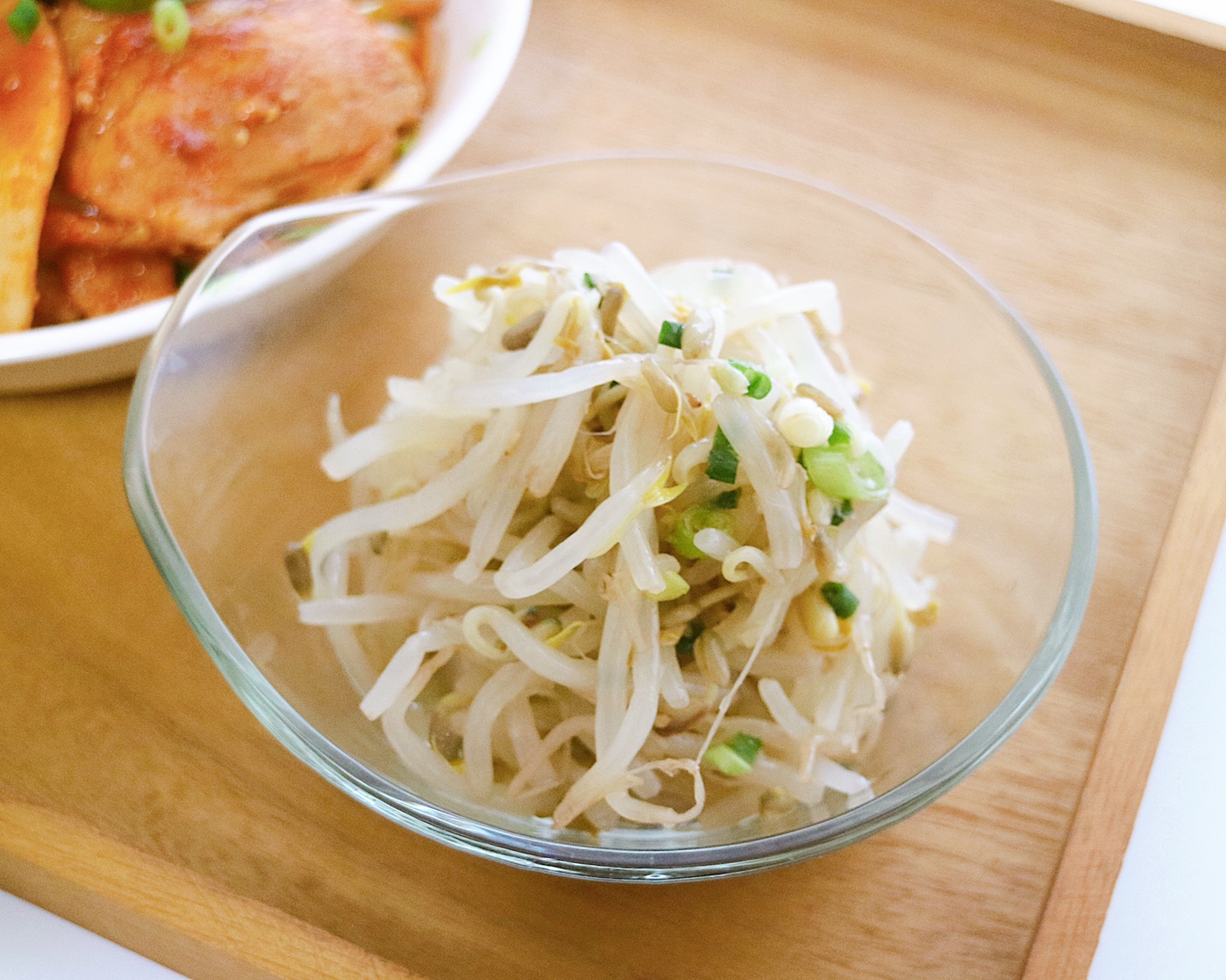 韩式拌绿豆芽的做法